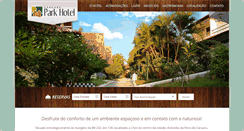 Desktop Screenshot of caruaruparkhotel.com.br